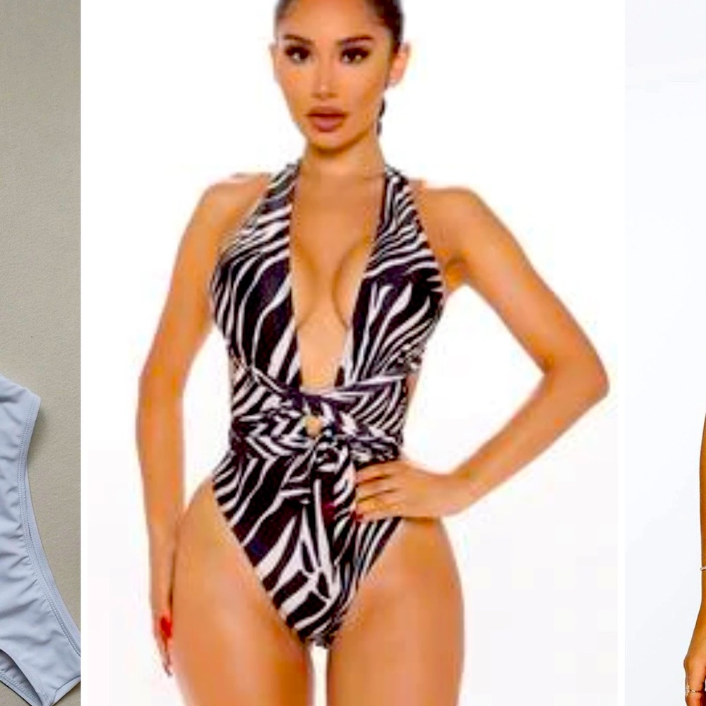 One piece bathing suit